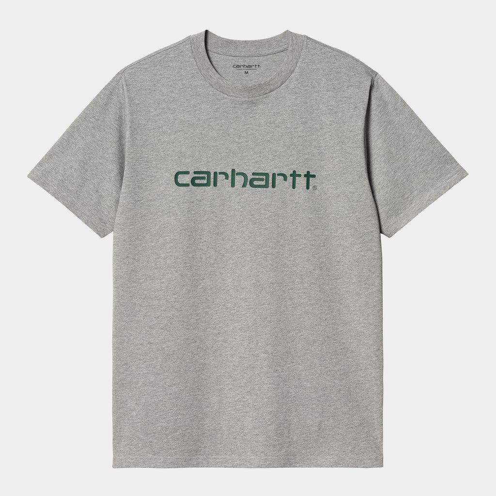 Carhartt WIP Script T-Shirt Grey Heather/Chervil