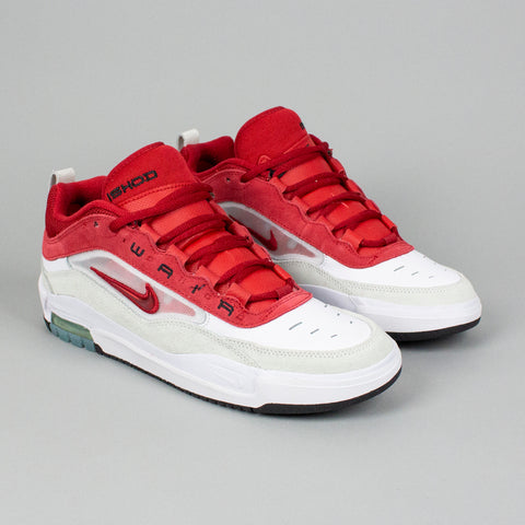 Nike SB Air Max Ishod Shoes White/Varsity Red-Summit White