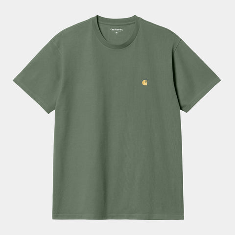 Carhartt WIP Chase T-Shirt Charm Duck Green/Gold