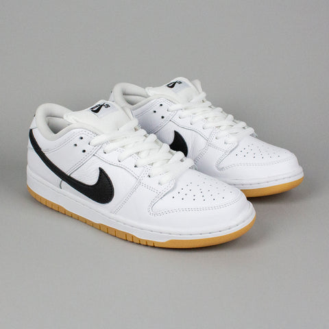 Nike SB Dunk Low Pro Shoes White/Black-White